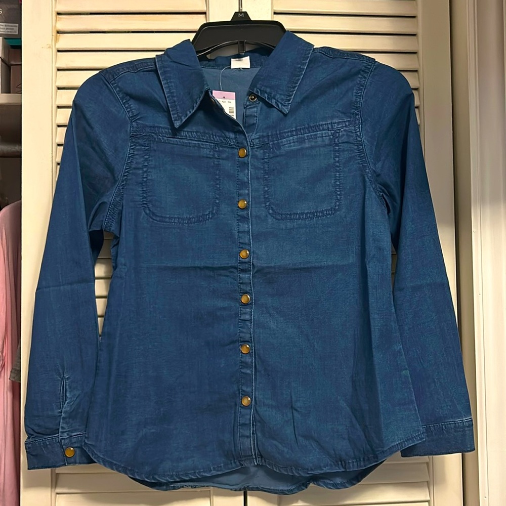 Girls Chambray Shirt